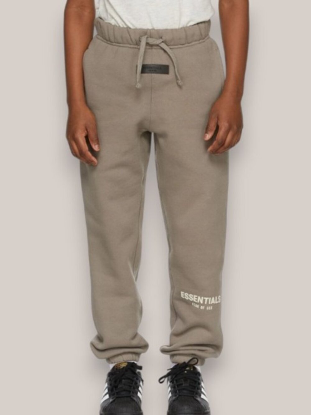 Essentials Fear of God sweatpants desert taupe kids size 6/7